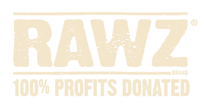 RAWZ® Brand Natural Pet Food Logo Light beige on white