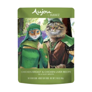 Aujou Chicken Breast & Chicken Liver Recipe Cat Food