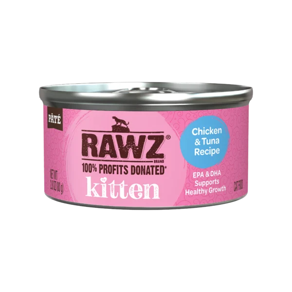 RAWZ_WebsiteCarousel_Cat_Kitten_Chicken&Tuna_2.8OZ-FRONT