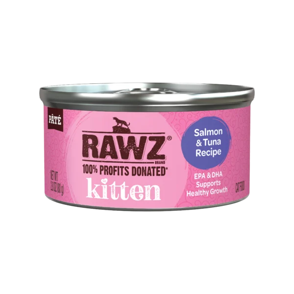 RAWZ_WebsiteCarousel_Cat_Kitten_Salmon&Tuna_2.8OZ-FRONT