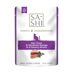 Sa-Shi Aku Tuna & Sardines Cat Food Recipe in Savory Broth