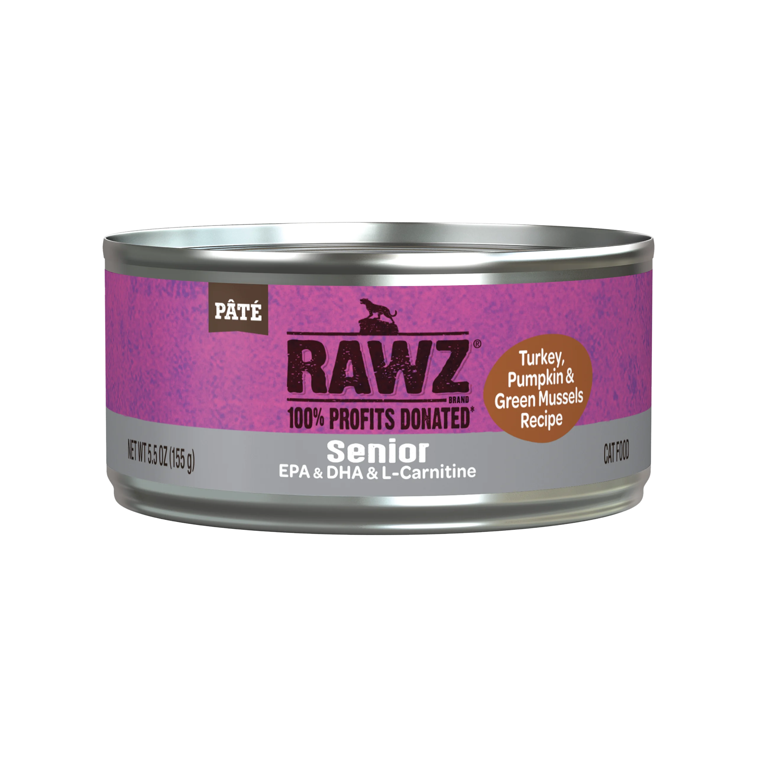 Senior Turkey, Pumpkin & New Zealand Green Mussels Cat Food