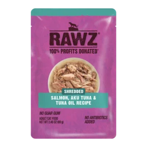 Shredded Pouch Salmon, Aku Tuna & Tuna Oil Cat Food Recipe