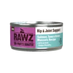 RAWZ_WebsiteCarousel_Cat_Solutions_Salmon,Tuna&Mussels_5.5OZ-FRONT