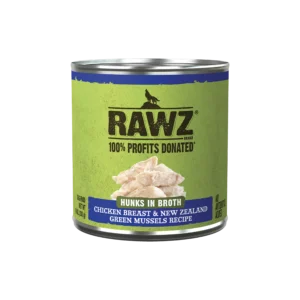 Hunks In Broth Chicken Breast & New Zealand Green Mussels Dog Food Recipe