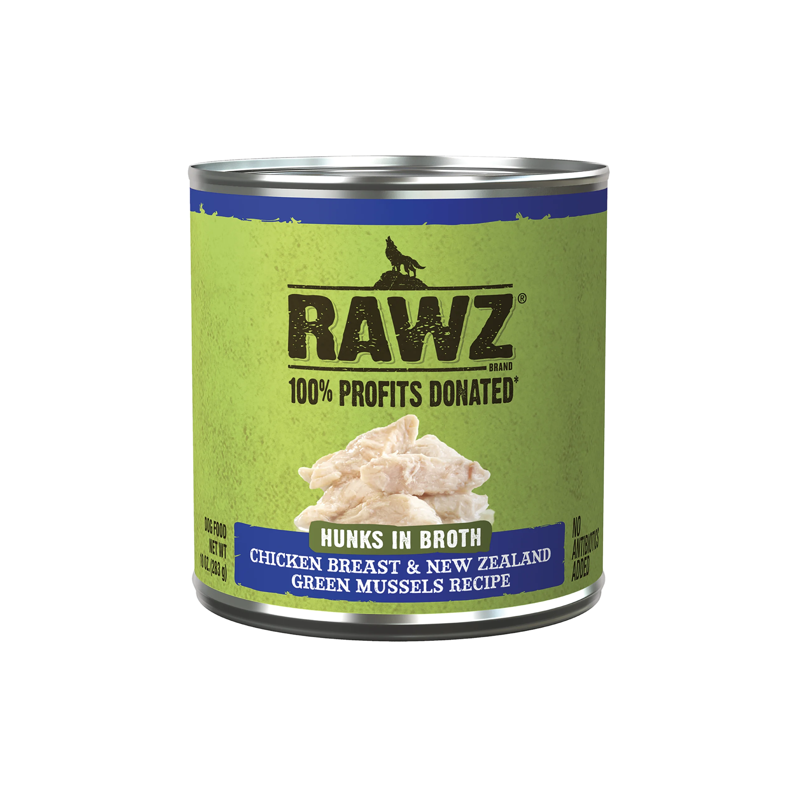 Hunks In Broth Chicken Breast & New Zealand Green Mussels Dog Food Recipe