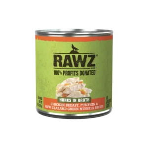 Hunks In Broth Chicken Breast, Pumpkin & New Zealand Green Mussels Dog Food Recipe