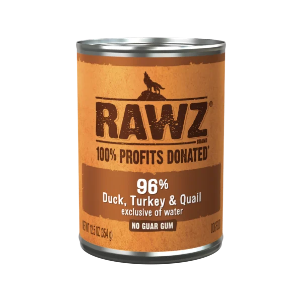 RAWZ_WebsiteCarousel_Dog_Pate_Duck,Turkey&Quail_12.5OZ-FRONT