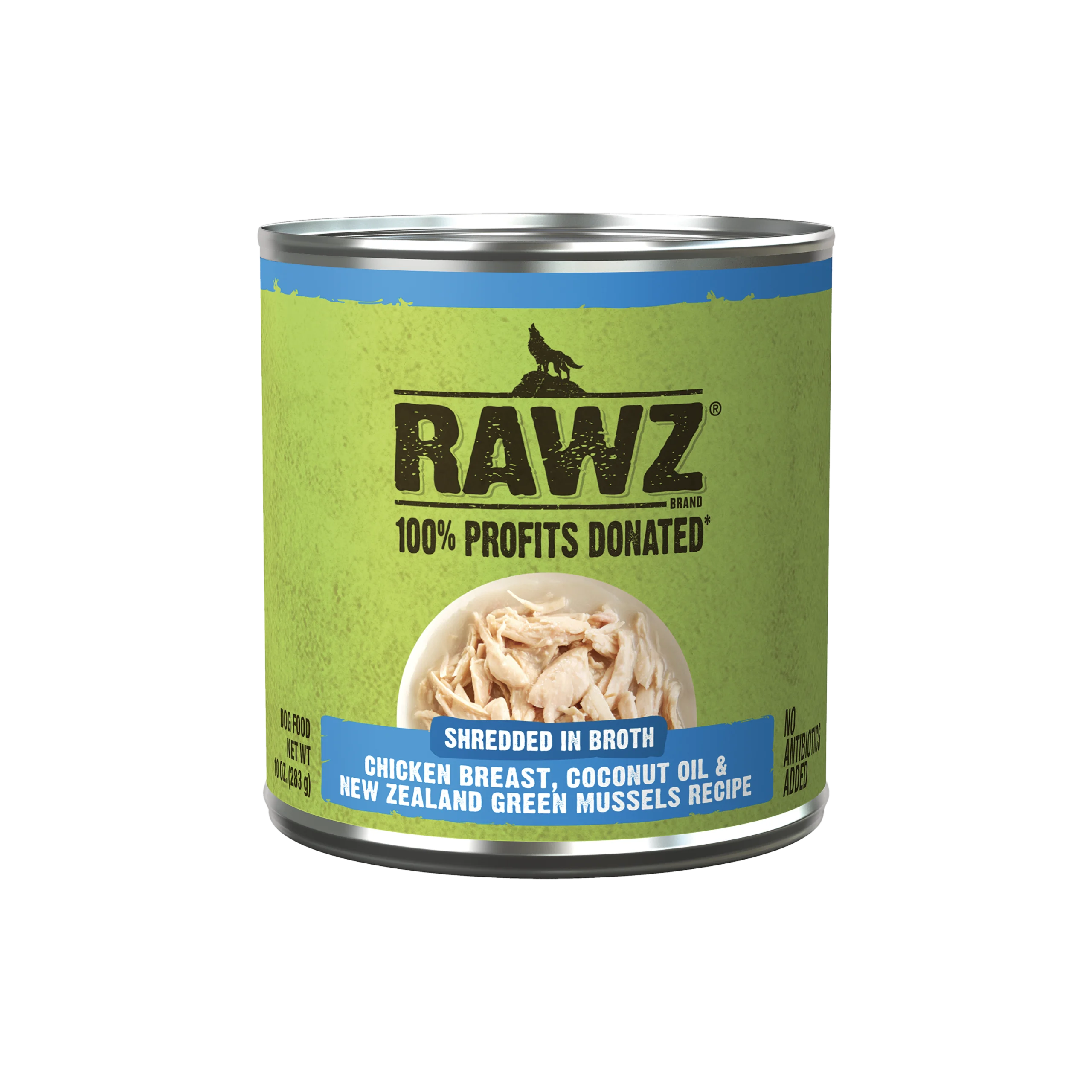 Shredded Chicken Breast, Coconut Oil & New Zealand Green Mussels Dog Food