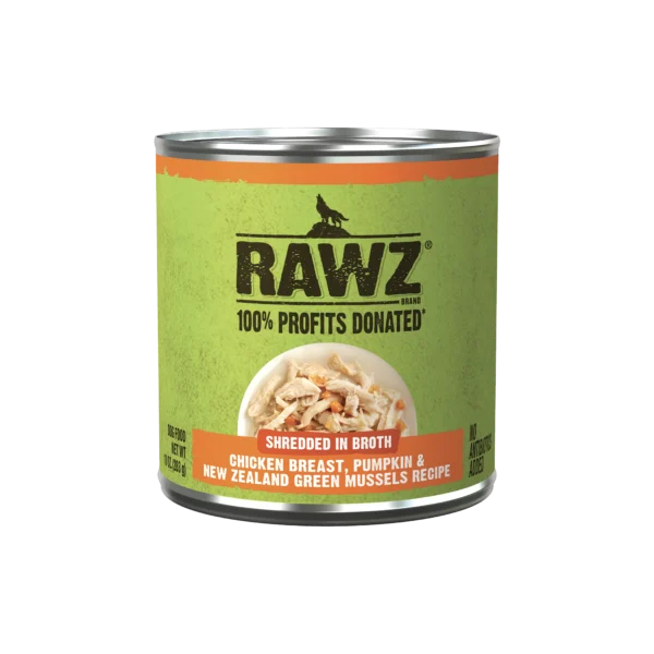 RAWZ_WebsiteCarousel_Dog_Shreds_Chicken&Pumpkin_10OZ-FRONT