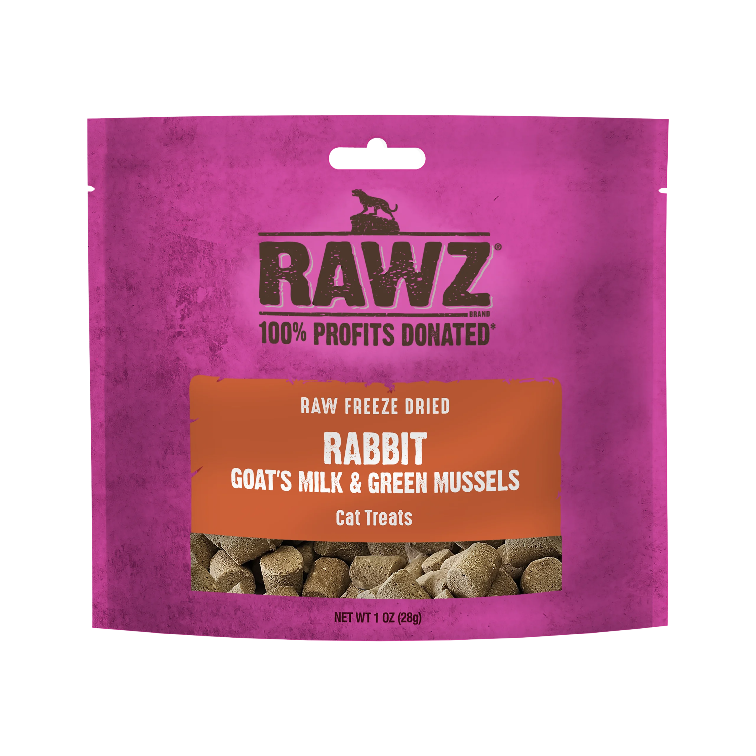 For My Cat Raw Freeze Dried Rabbit, Goat's Milk & Green Mussels Cat Treats