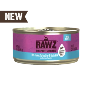 RAWZ® 96% Turkey, Turkey Liver & Goat's Milk Recipe 5.5 oz