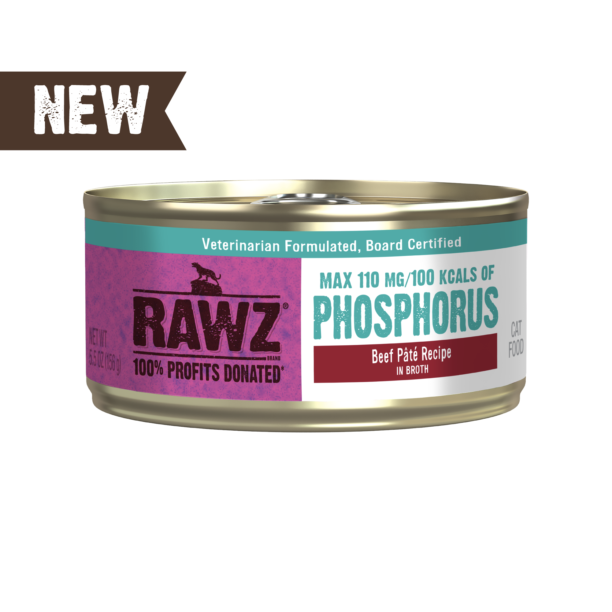 Lower Phosphorus Beef Canned Cat Food